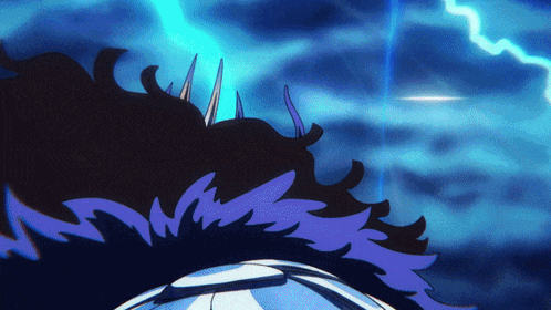 Plasma Conjurer Luffy Vs Kaido GIF