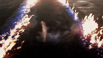 Plate Number Dancing On Fire Like A Tornado GIF