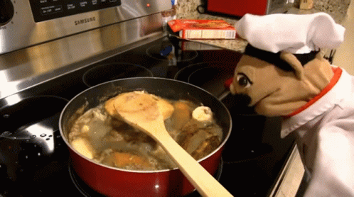 Plate Of Food With Iskender Kerem Written On It GIF
