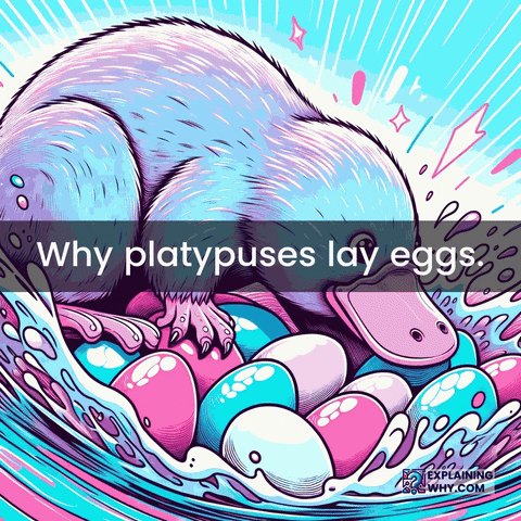 Platypus Laying Eggs Trivia GIF