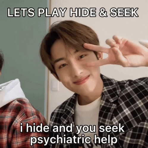 Play Hide And Seek K Pop Peace Out GIF