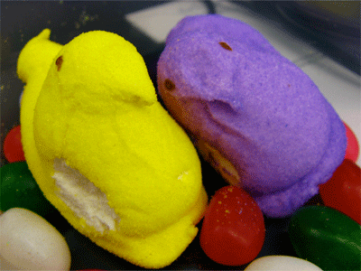 Playdough Peeps Candy GIF