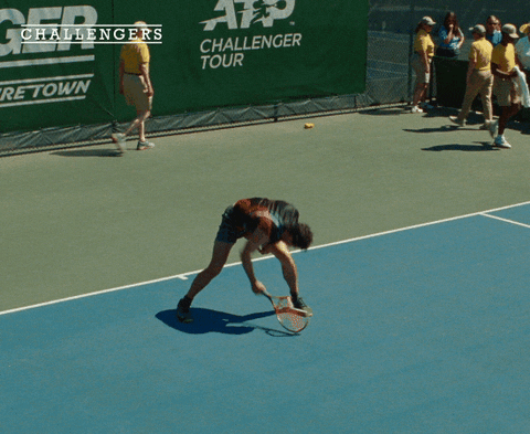 Player Breaking The Tennis Racket GIF
