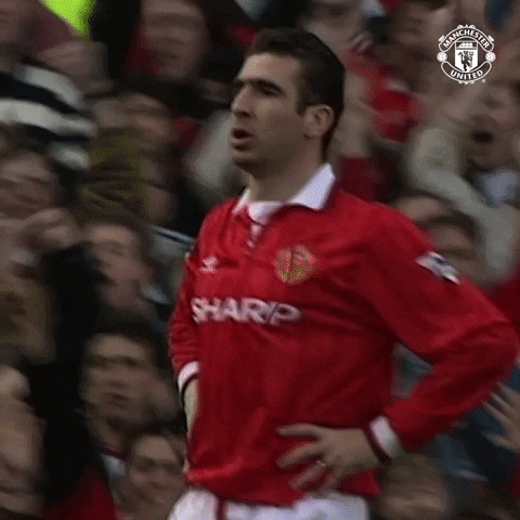 Player Eric Cantona Hands On Hips GIF