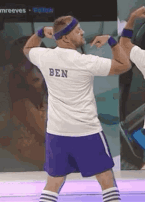 Player With Ben T-shirt Name GIF