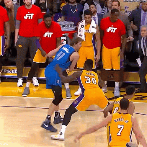 Player With Number 30 GIF