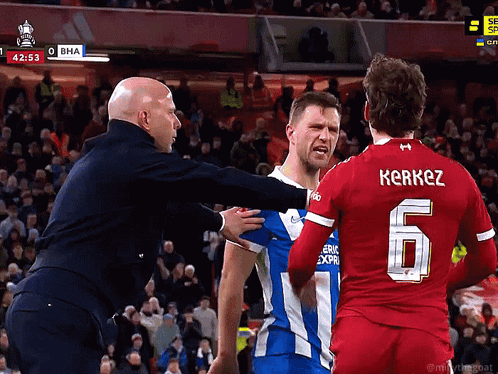 Player With Number 6 Jersey GIF
