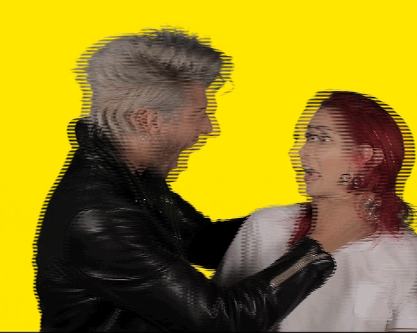 Playful Choke Power Duo Mike Crista GIF