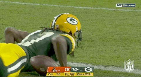 Playful Davante Adams GIF