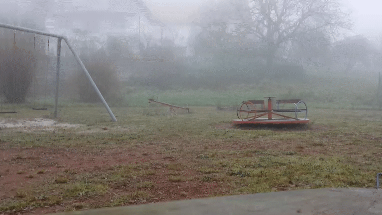 Playground Spooky Roundabout Spinning GIF