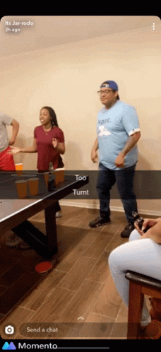 Playing Beer Pong While Dancing Turn Up GIF