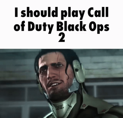 Playing Black Opps Two GIF
