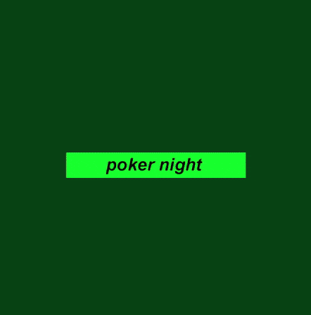 Playing Cards on Green Table Poker Night
