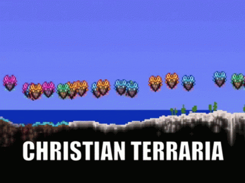 Playing Christian Terraria GIF