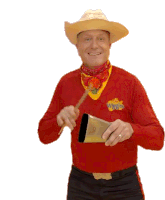 Playing Cowbell Simon Pryce Sticker GIF