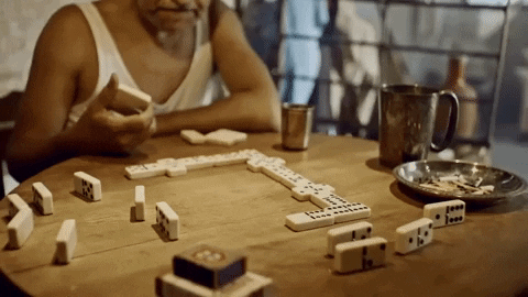 Playing Domino Classic Movie Scene GIF