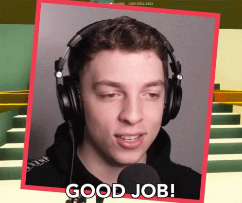 Playing Guy Good Job GIF