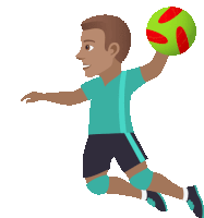 Playing Handball Joypixels Sticker GIF