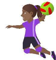 Playing Handball Joypixels Sticker GIF