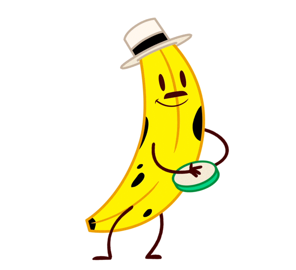Playing Instruments Banana Cat Meme GIF