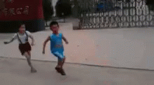 Playing Kids Chase Epic Fail GIF