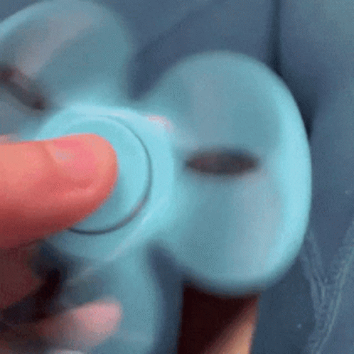 Playing The Fidget Spinner GIF
