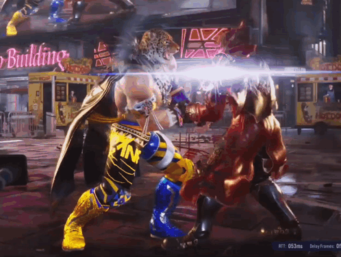 Playing Video Game With Building In Background GIF