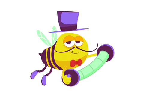 Playkids Flying Accordion Bee GIF