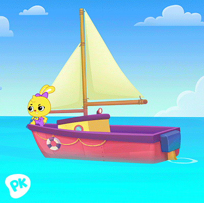 Playkids Mimi In The Boat GIF