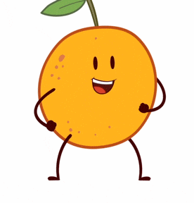 Playkids Orange Fruit Dancing GIF