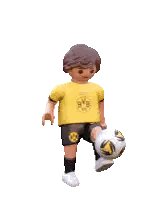 Playmobil Soccer Player Heading Ball