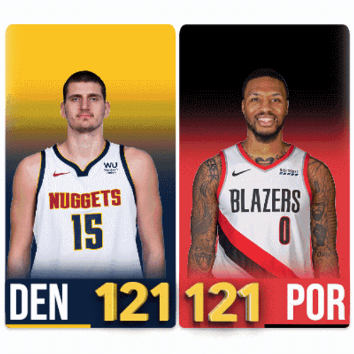 Playoffs Nuggets And Blazer GIF