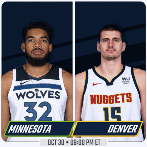 Playoffs Wolves And Nuggets GIF