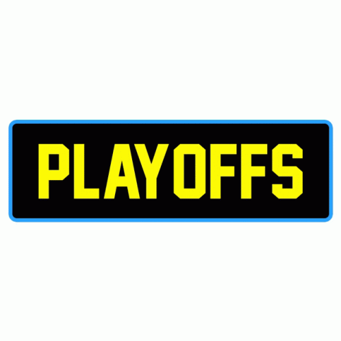 Playoffs Yellow Text GIF
