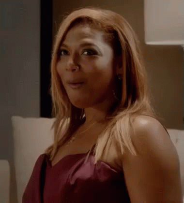 Pleasantly Impressed Queen Latifah GIF