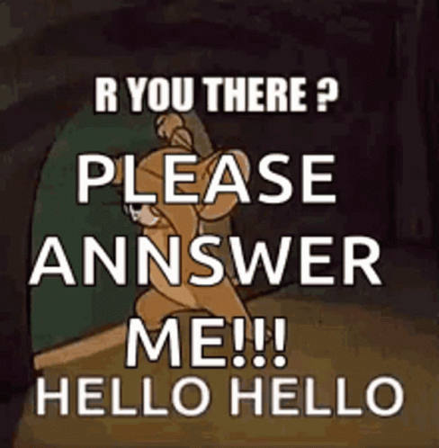 Please Answer Me Hello Jerry Knocking GIF