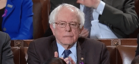 Please Clap Bernie Sanders GIF