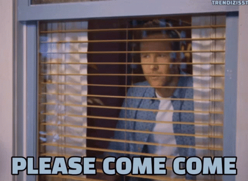 Please Come Back Window Lurking GIF