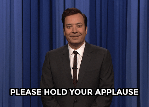 Please Don't Clap Jimmy Fallon GIF