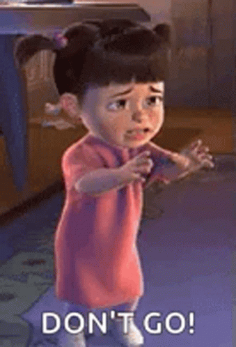 Please Dont Go Kid From Monster Inc GIF
