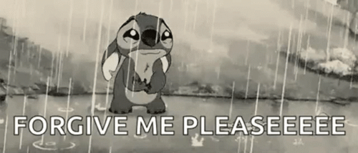 Please Forgive Me Stitch GIF