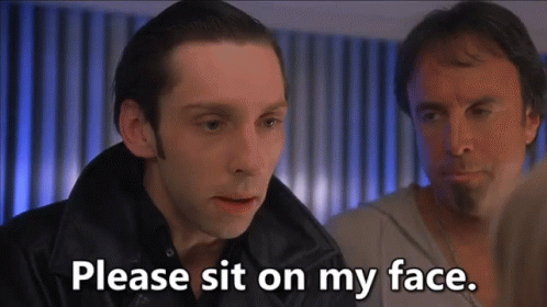 Please Sit On My Face Grandmas Boy GIF