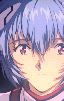 Pleasing Rei Ayanami Face GIF