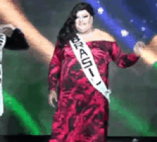 Plus Size Woman Brazil Pageant GIF