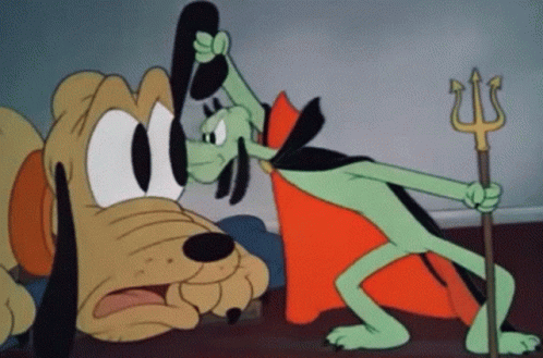 Pluto Devil Temptation GIF
