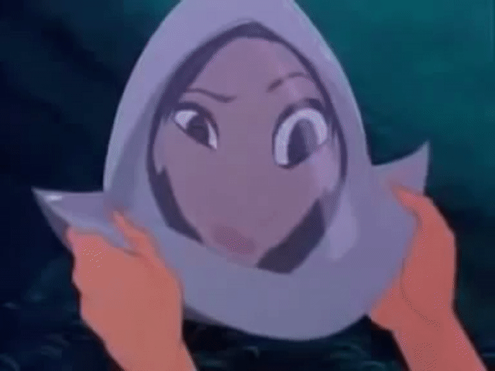Pocahontas Funny Mirror Reflection GIF