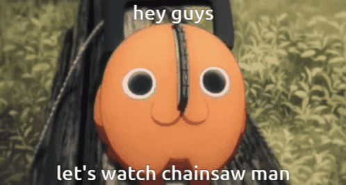 Pochita Lets Watch Chainsaw Man Meme GIF