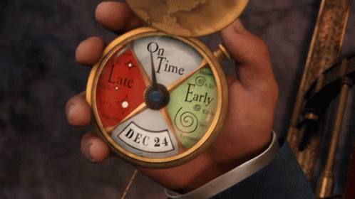 Pocket Watch with Skull Face