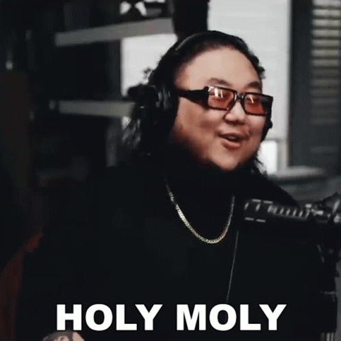 Podcast Man Holy Moly GIF