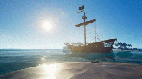 Poetic Balazs Poster Pirate on Boat